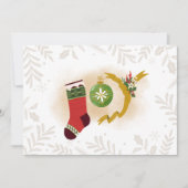 Weihnachtsfreude Feiertagskarte (Vorderseite)