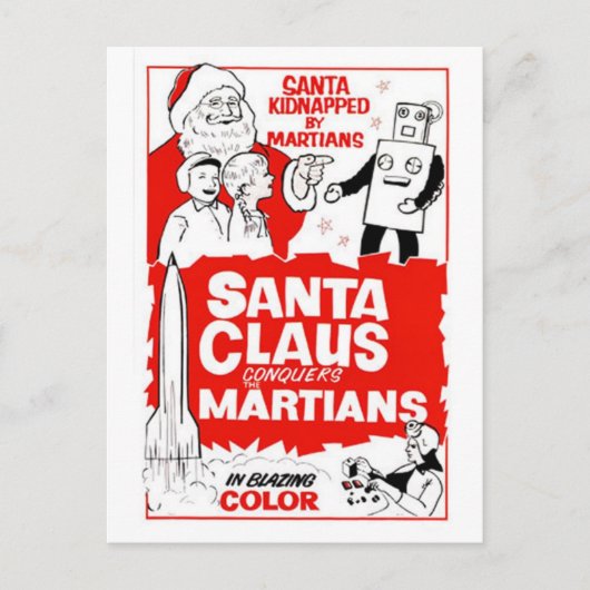 Weihnachtsfreude Feiertagspostkarte (Vorderseite)