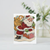 Weihnachtsfreude Feiertagspostkarte (Stehend Vorderseite)