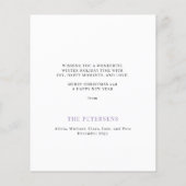 Weihnachtsfreude Foto Weihnachtskarte Fliegen Flyer (Hinten)