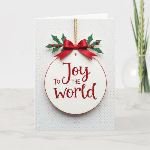 Weihnachtsfreude für die Welt Karte