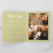 Weihnachtsfreude geklappt Dankeschön Karte (Innenseite)