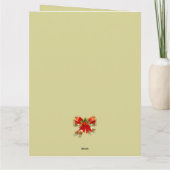 Weihnachtsfreude geklappt Dankeschön Karte (Rückseite)