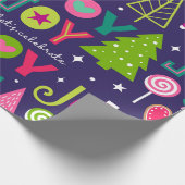 Weihnachtsfreude Geschenkpapier (Ecke)