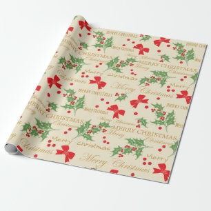Weihnachtsfreude Geschenkpapier