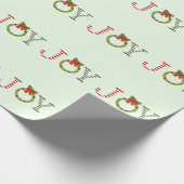 Weihnachtsfreude Geschenkpapier (Ecke)