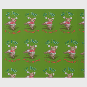 Weihnachtsfreude Geschenkpapier
