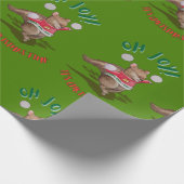 Weihnachtsfreude Geschenkpapier (Ecke)