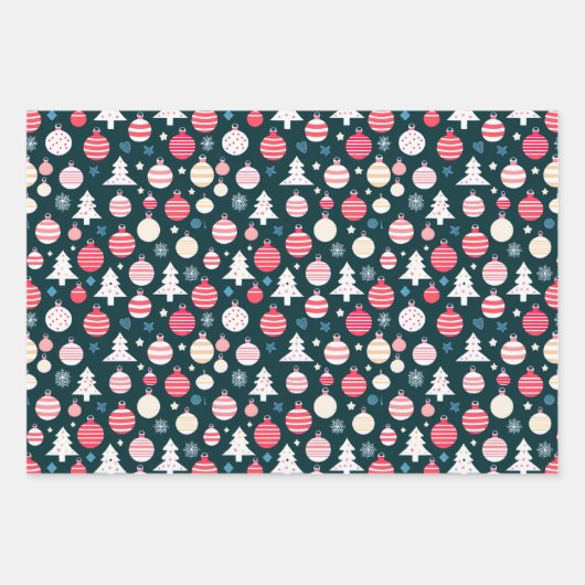 Weihnachtsfreude Geschenkpapier Set (Vorderseite 3)