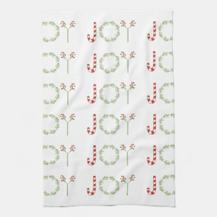 Weihnachtsfreude Geschirrtuch