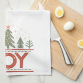 Weihnachtsfreude Geschirrtuch (Viertel Falte)