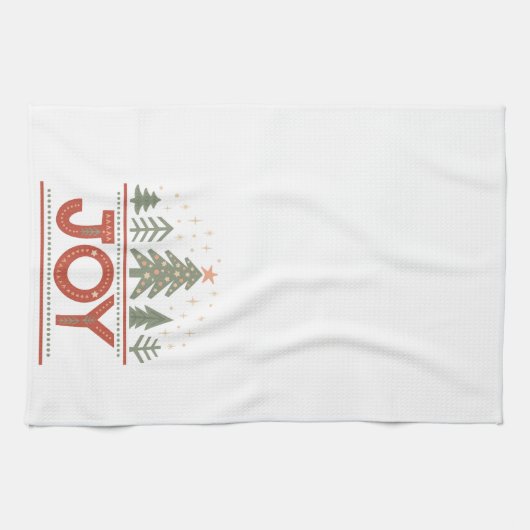 Weihnachtsfreude Geschirrtuch (Horizontal)