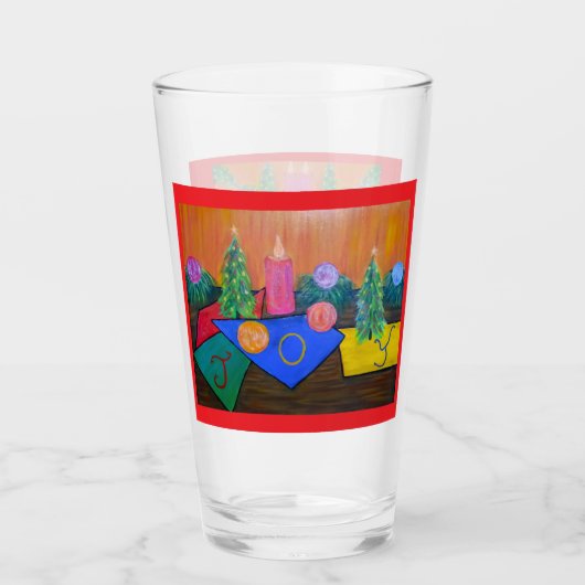Weihnachtsfreude glas (Vorderseite)