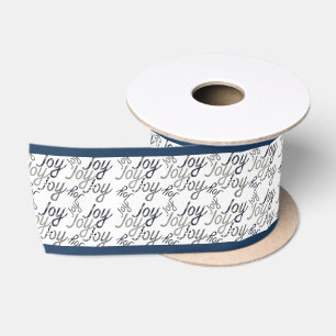 Weihnachtsfreude Houndstooth und Tartan Muster Satinband