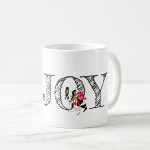 Weihnachtsfreude Hund Holly-Schleife Festlich Feie Kaffeetasse