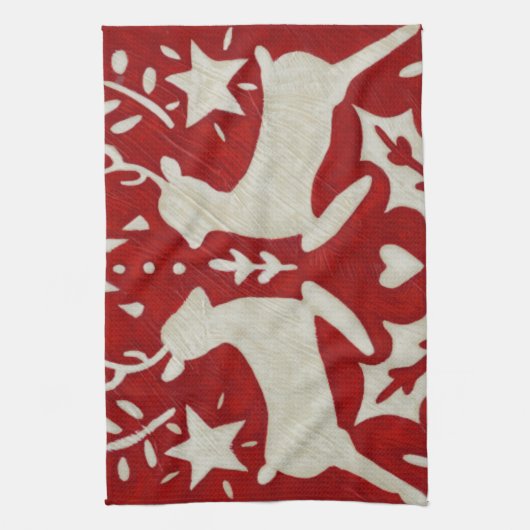 Weihnachtsfreude I Handtuch (Vertikal)