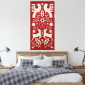 Weihnachtsfreude I Leinwanddruck (Insitu (Schlafzimmer))