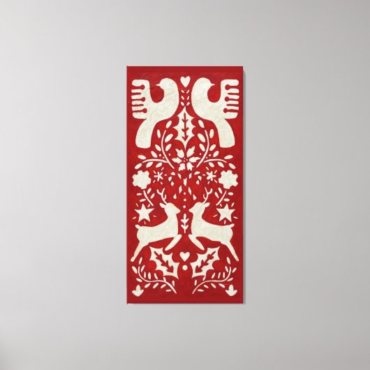 Weihnachtsfreude I Leinwanddruck (Vorderseite)