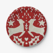 Weihnachtsfreude I Pappteller (Vorderseite)