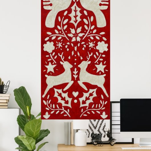 Weihnachtsfreude I Poster (Heimbüro)