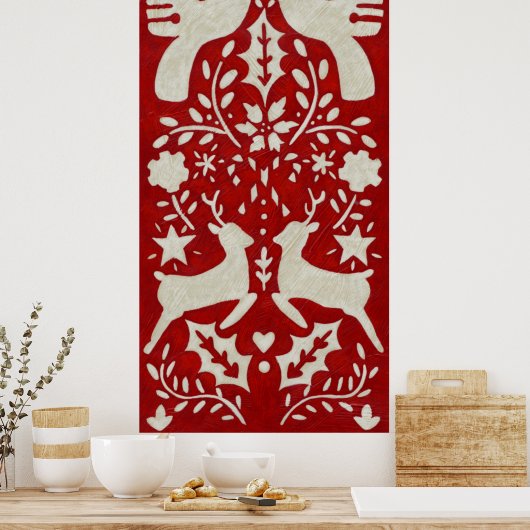 Weihnachtsfreude I Poster (Küche)