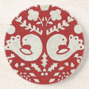 Weihnachtsfreude II Getränkeuntersetzer