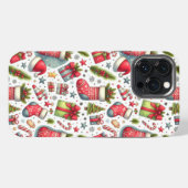 Weihnachtsfreude iPhone Hülle (Rückseite (Horizontal))