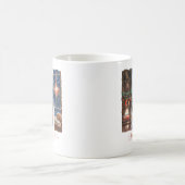 Weihnachtsfreude-Kaffee- oder Kakao-Tasse Kaffeetasse (Mittel)