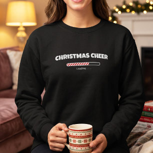 Weihnachtsfreude Kaugummi-Ladebalken. Lustiges Xma Sweatshirt