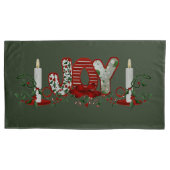 Weihnachtsfreude Kissenbezug (Vorderseite-Links)