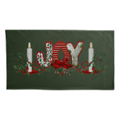 Weihnachtsfreude Kissenbezug (Rückseite-Rechts)