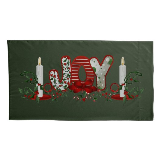 Weihnachtsfreude Kissenbezug (Rückseite-Rechts)