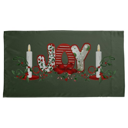 Weihnachtsfreude Kissenbezug (Vorderseite-Rechts)