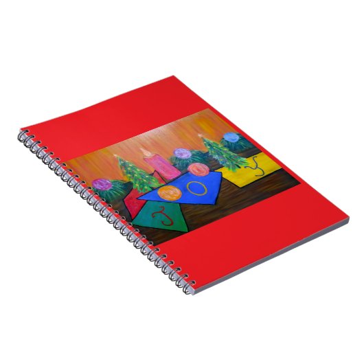 Weihnachtsfreude Klassisches Notizbuch Notizblock (Rechte Seite)