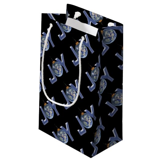 Weihnachtsfreude Kleine Geschenktüte (Rückseite Schrägansicht)