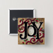 Weihnachtsfreude ~ Knöpfe Button (Vorne & Hinten)