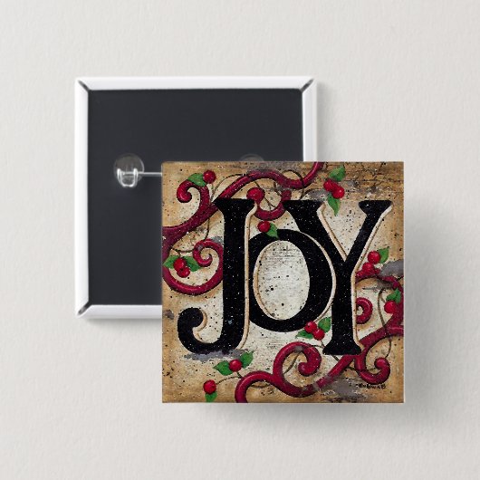 Weihnachtsfreude ~ Knöpfe Button (Vorne & Hinten)