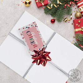 Weihnachtsfreude Konfetti Geschenkanhänger