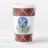 Weihnachtsfreude Kreuz Milchtasse (Vorderseite)