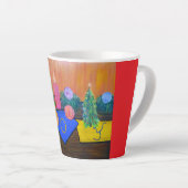 Weihnachtsfreude Latte Tasse (Rechte Ecke)