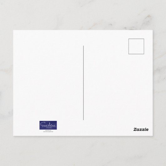 Weihnachtsfreude Liebe und Frieden Postkarte (Rückseite)