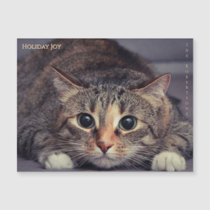 Weihnachtsfreude Lustige Magnetische Pet-Foto-Weih Magnetkarte