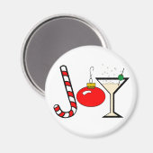 Weihnachtsfreude Magnet (Vorderseite/Rückseite)