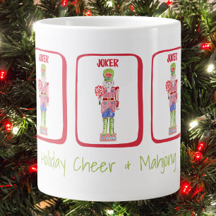 Weihnachtsfreude & Mahjong / Vornehme Nussknacker- Jumbo-Tasse