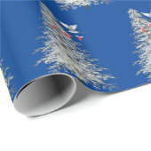 Weihnachtsfreude mit weißer Taube Geschenkpapier (Rolleneckpunkt)