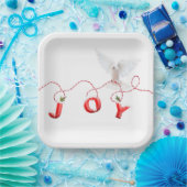 Weihnachtsfreude mit White Dove Pappteller (Party)