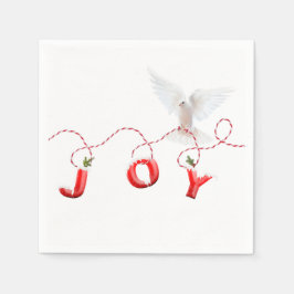 Weihnachtsfreude mit White Dove Serviette