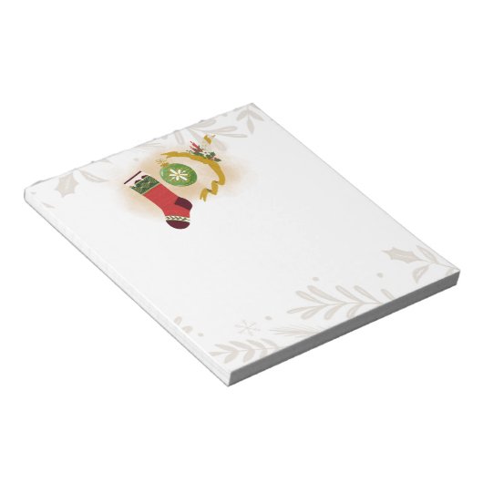 Weihnachtsfreude Notizblock (angewinkelt)