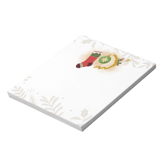 Weihnachtsfreude Notizblock (Rotiert)