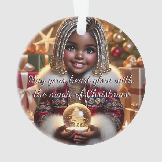 Weihnachtsfreude Ornament (Rückseite)